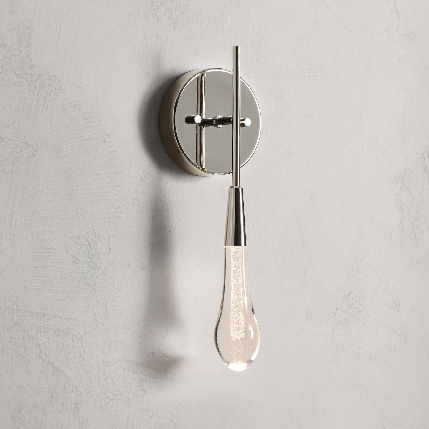 Soltaire Modern Glass Wall Sconce Wall Light Fixtures Kevin Studio Inc