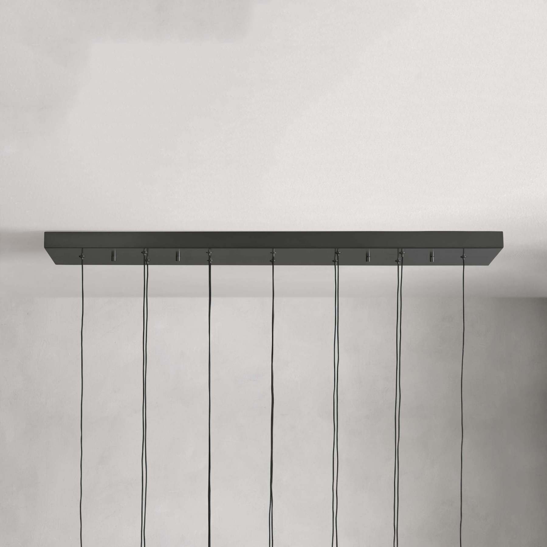 Soltaire Modern Glass Linear Chandelier 37'' 50'' 70''W 87"W 120"W Chandelier Kevin Studio Inc