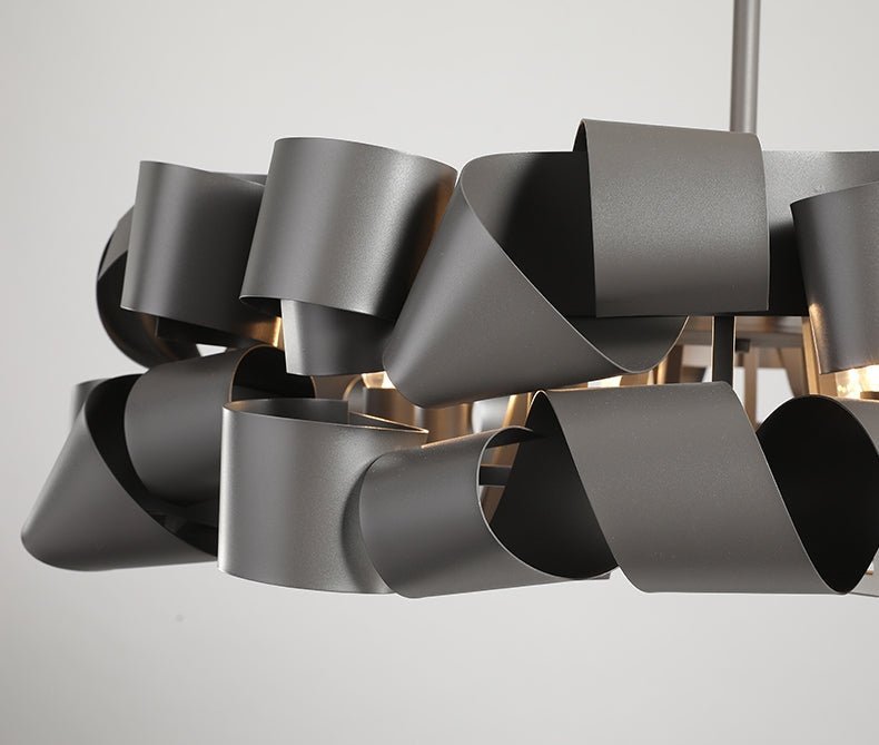 Mirodemi® Postmodern Grey/Gold Iron Chandelier For Living Room, Dining Room