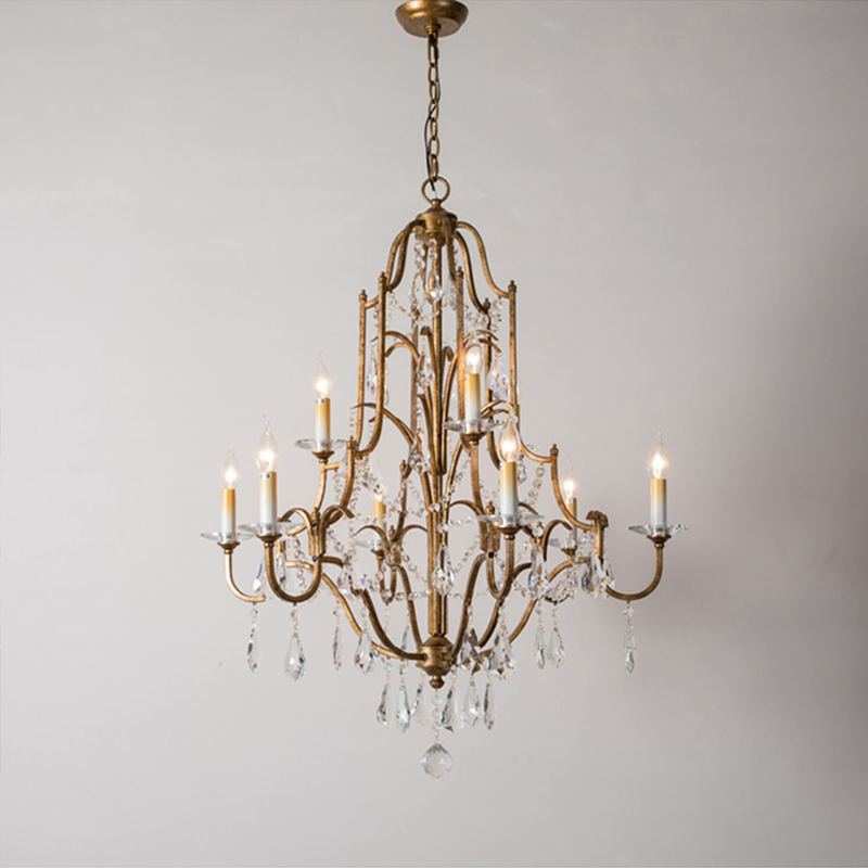 Caspian Vintage Candle Art Brass Chandelier For Living Room chandeliers for dining room,chandeliers for stairways,chandeliers for foyer,chandeliers for bedrooms,chandeliers for kitchen,chandeliers for living room Kevin Studio Inc 32.28"