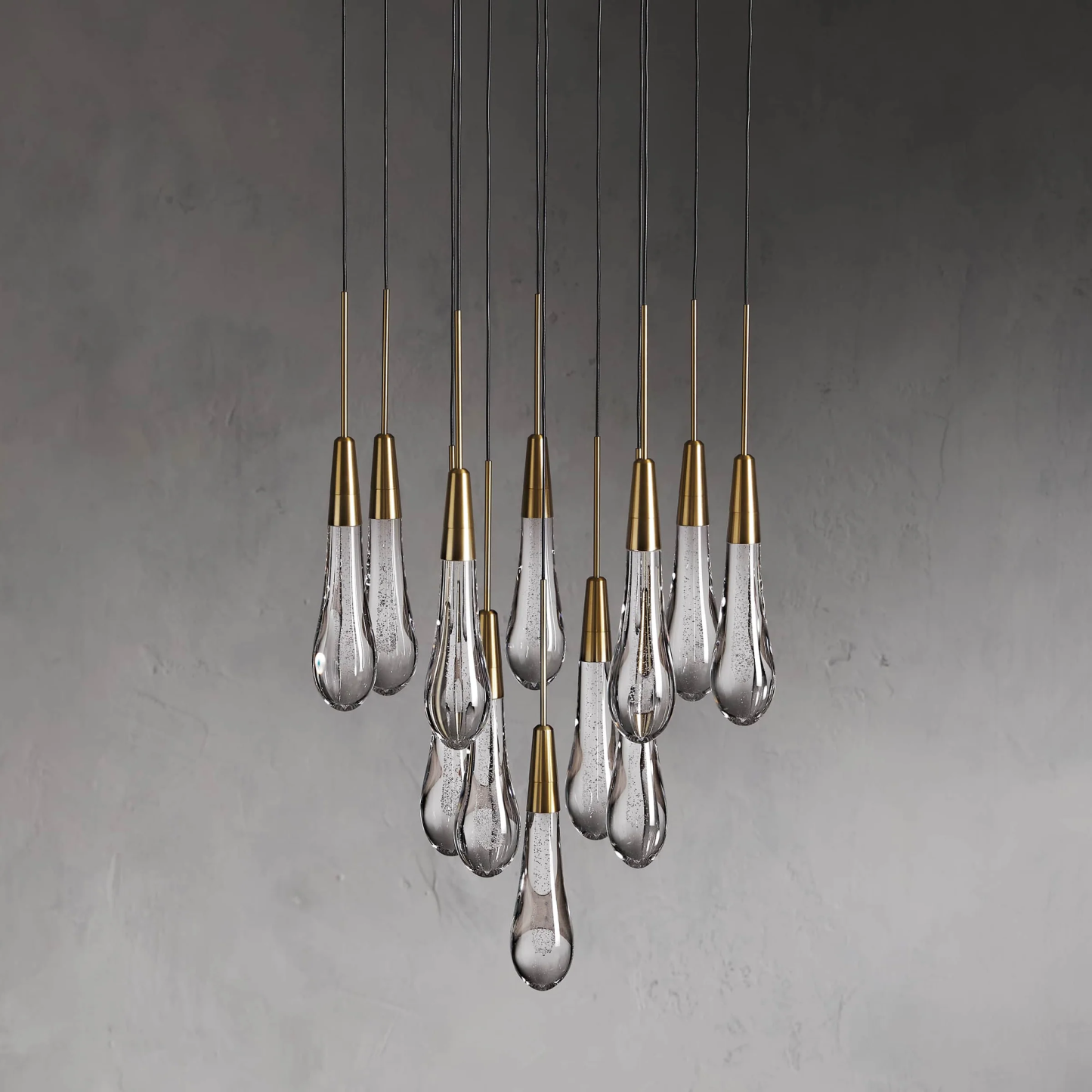 Solitaire Round Chandelier 17"W 24"W 36“W