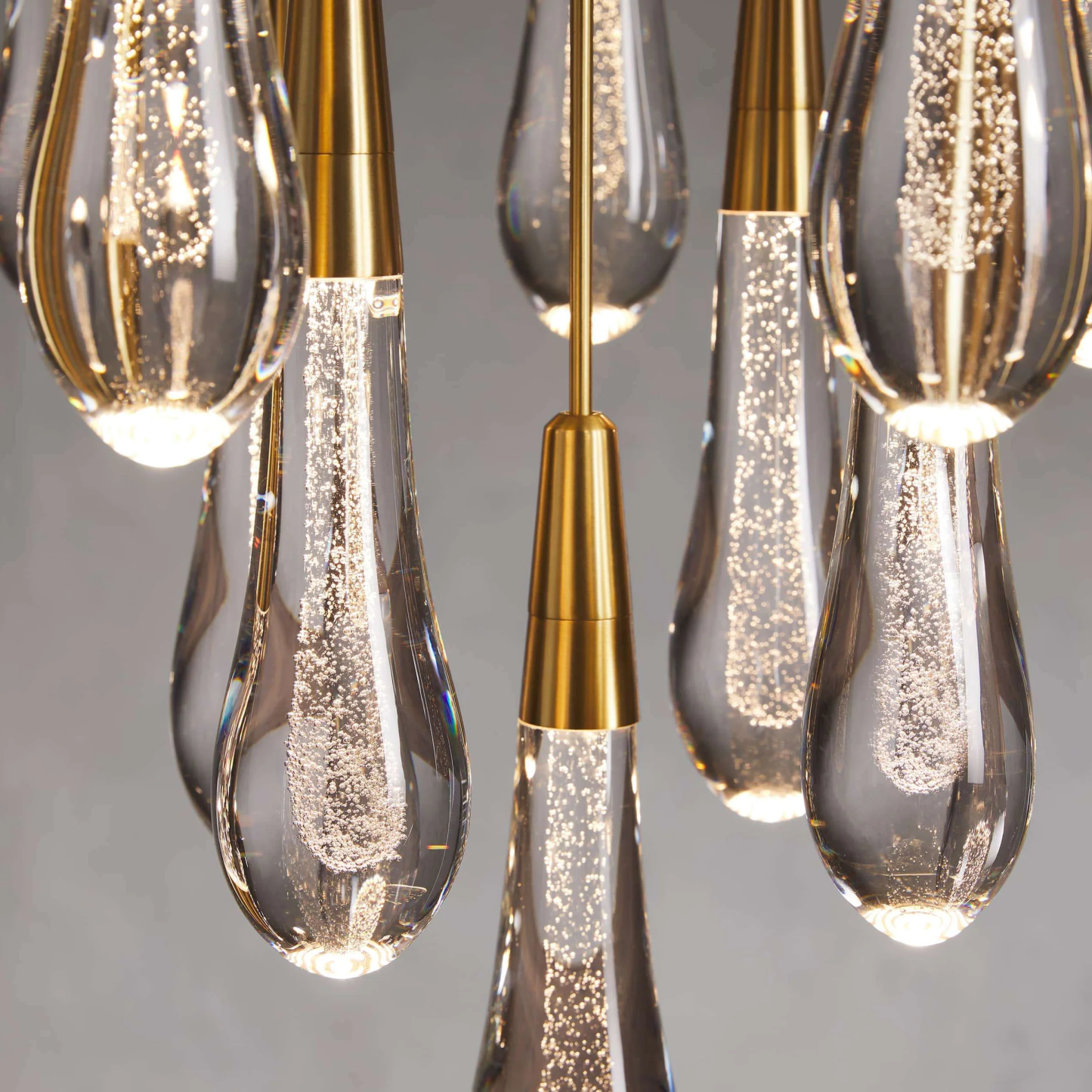 Solitaire Round Chandelier 17"W 24"W 36“W