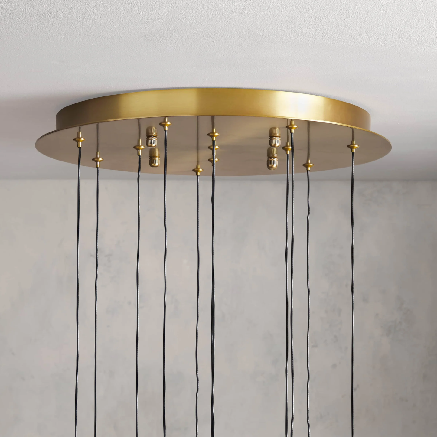 Solitaire Round Chandelier 17"W 24"W 36“W