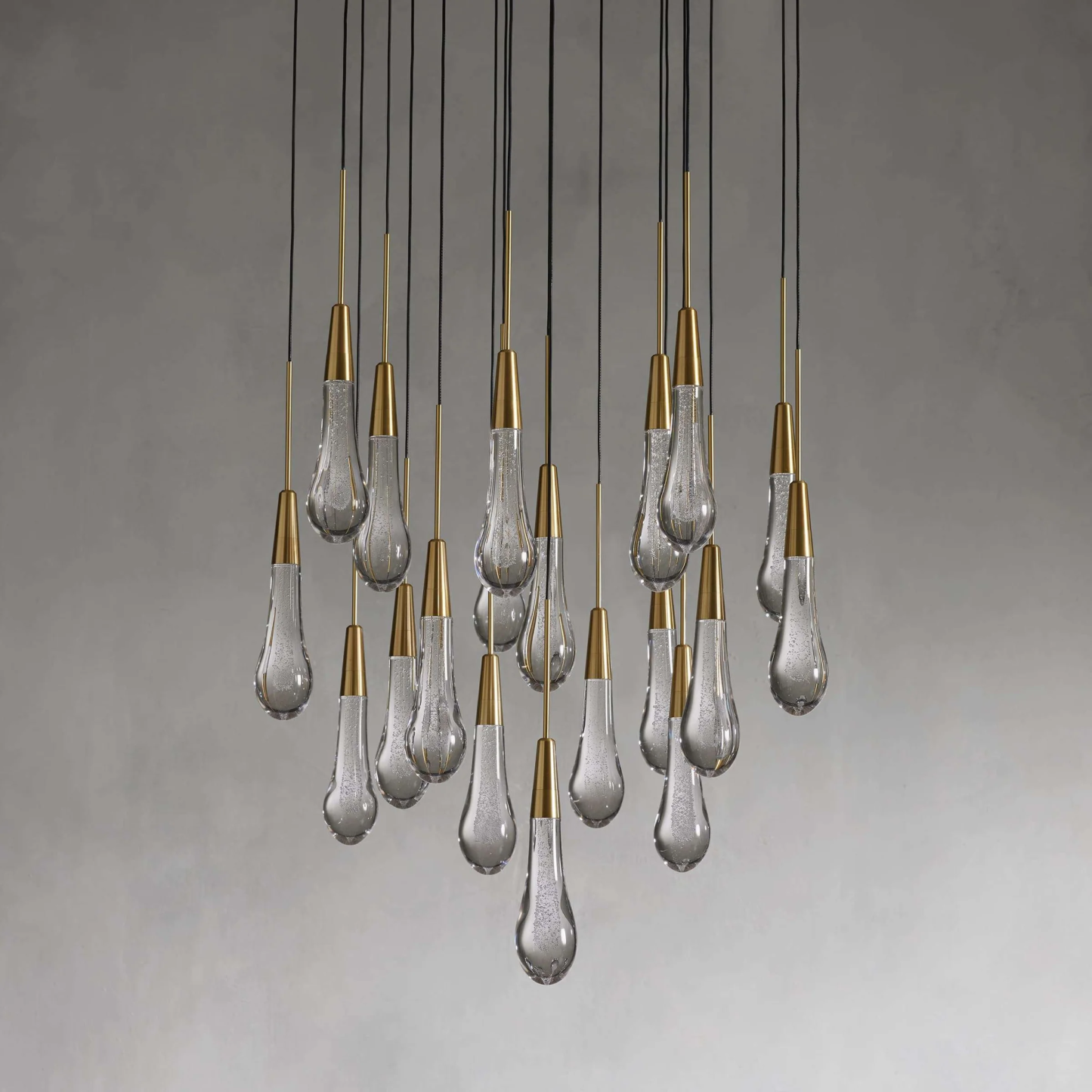 Solitaire Round Chandelier 17"W 24"W 36“W