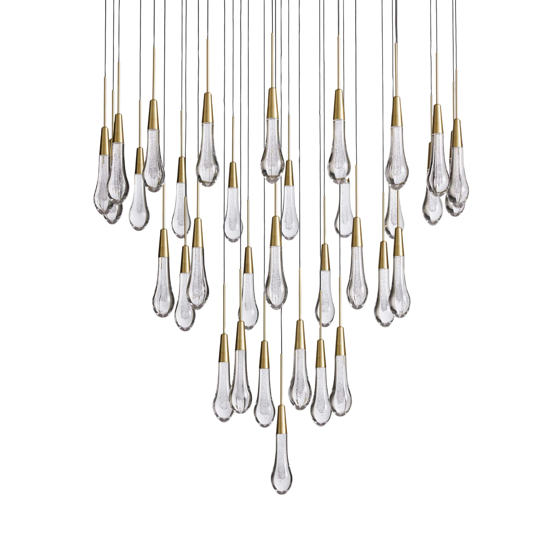 Solitaire Round Chandelier 17"W 24"W 36“W