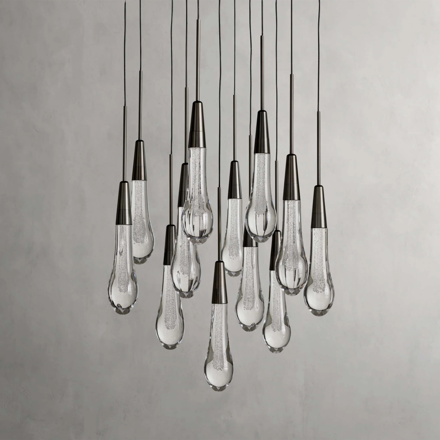 Solitaire Round Chandelier 17"W 24"W 36“W