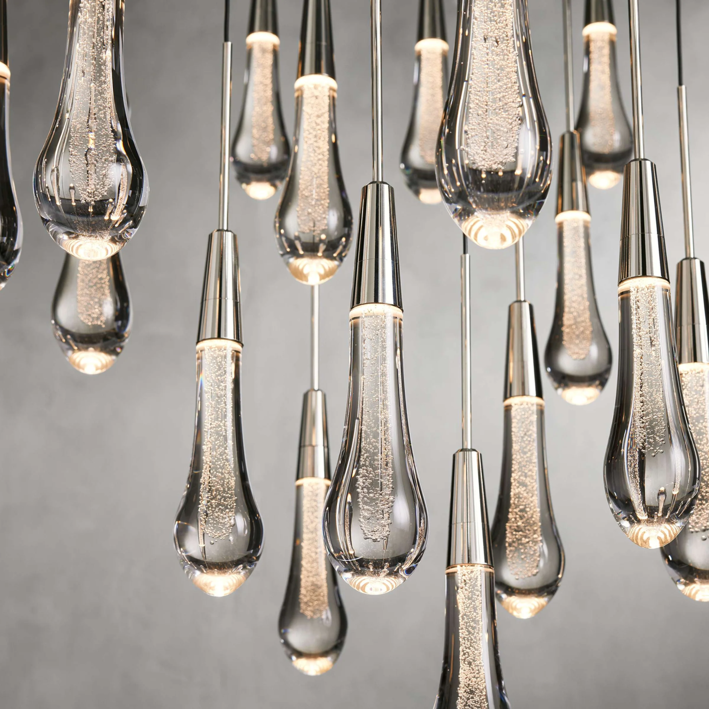 Solitaire Round Chandelier 17"W 24"W 36“W