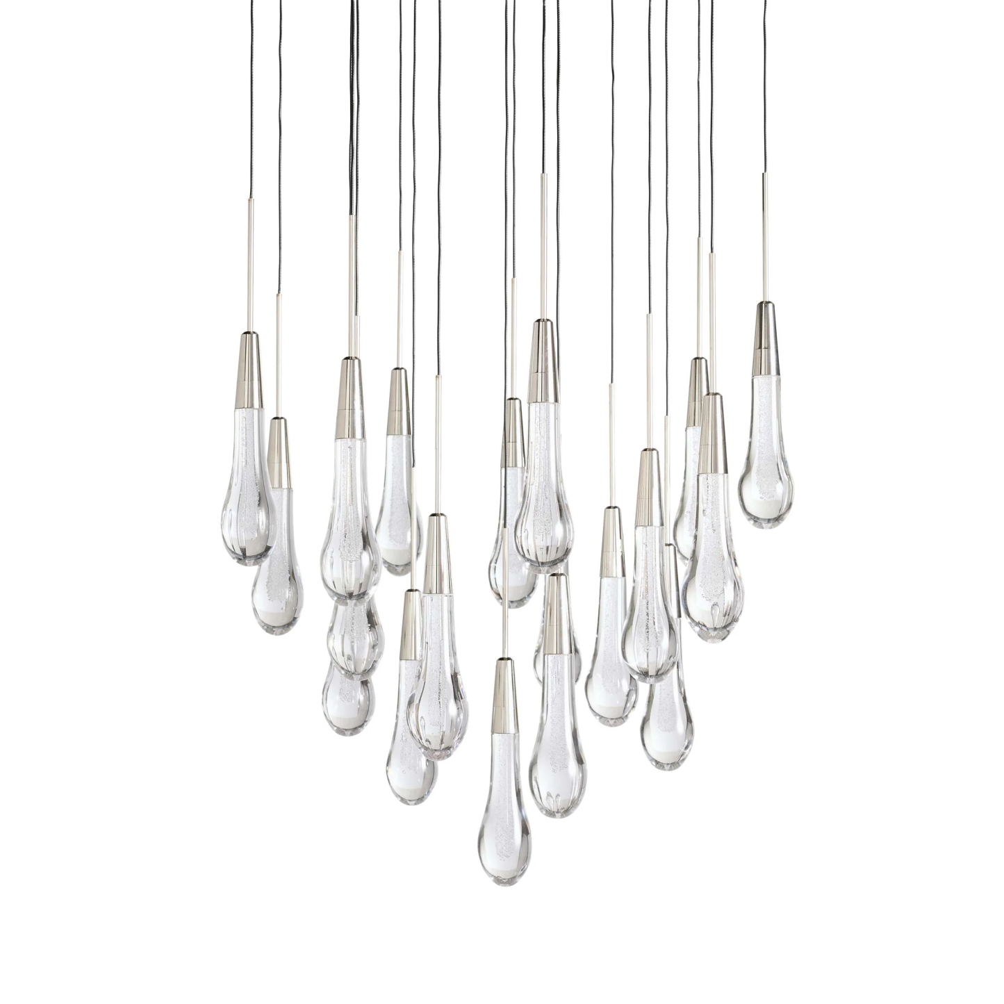 Solitaire Round Chandelier 17"W 24"W 36“W