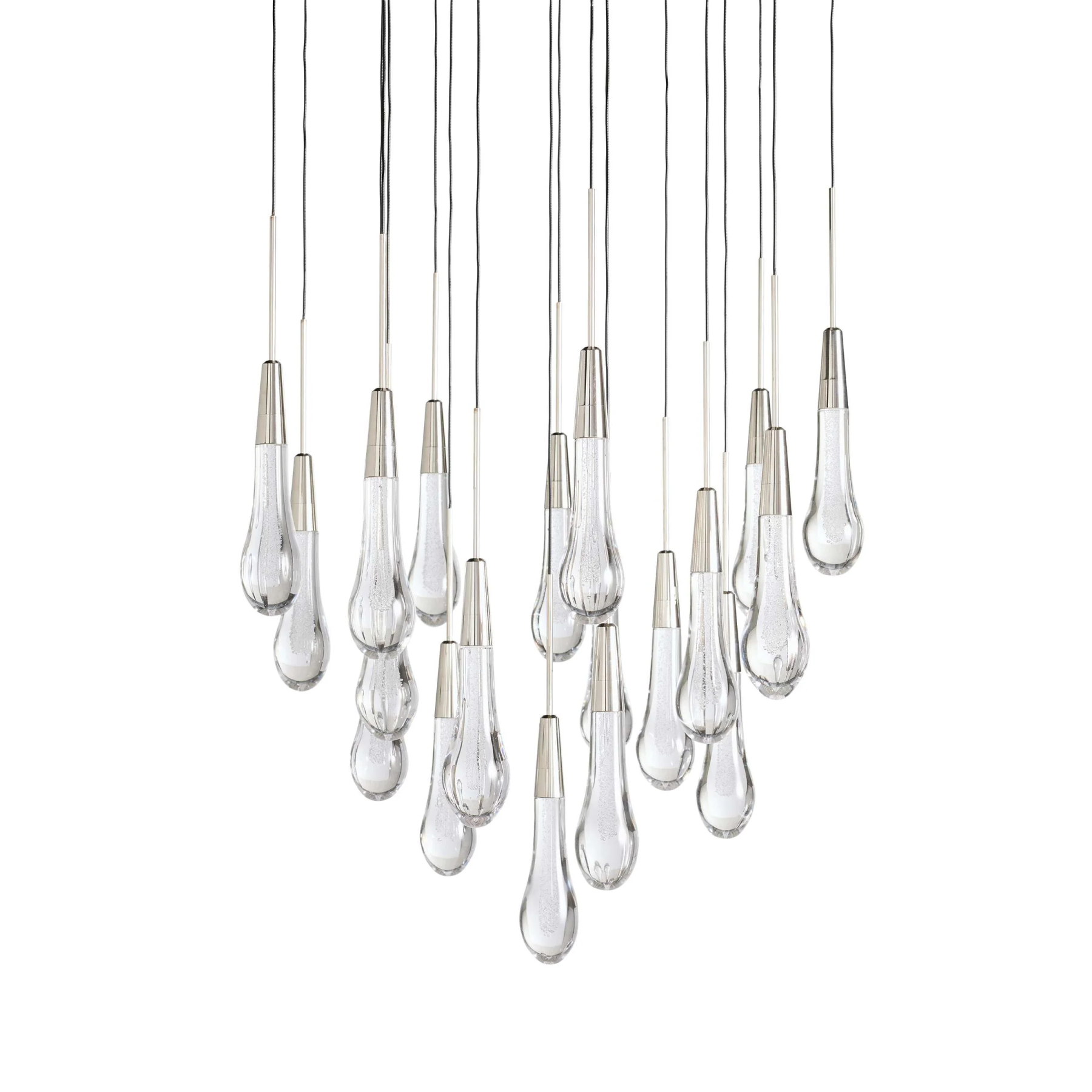 Solitaire Round Chandelier 17"W 24"W 36“W