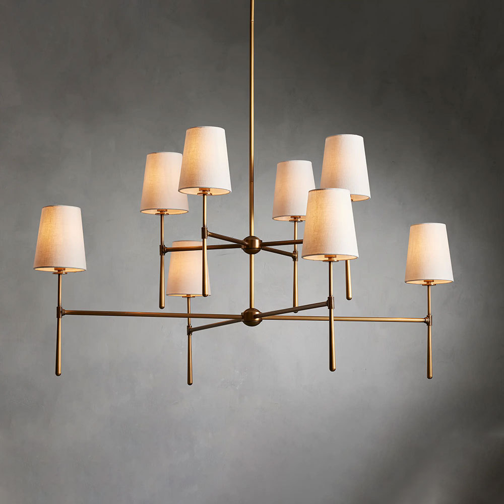 Rhodes 2-Tier Round Chandelier