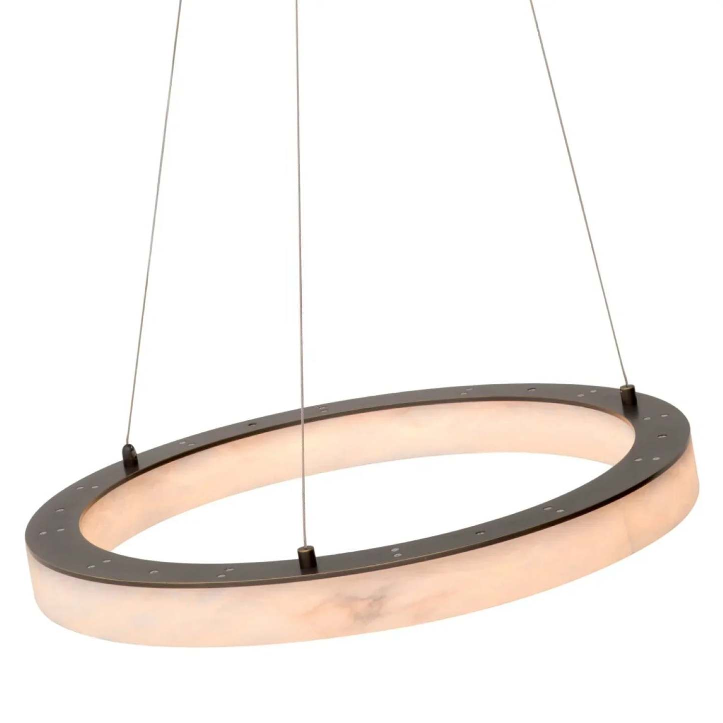Audrey Modern Round Living Room Alabaster Chandelier Chandelier Kevin Studio Inc
