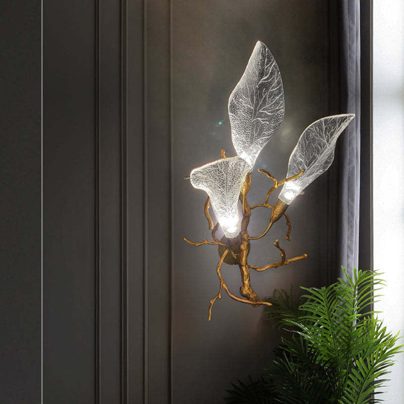 Contemporary Brass Wall Sconce Kevin Studio