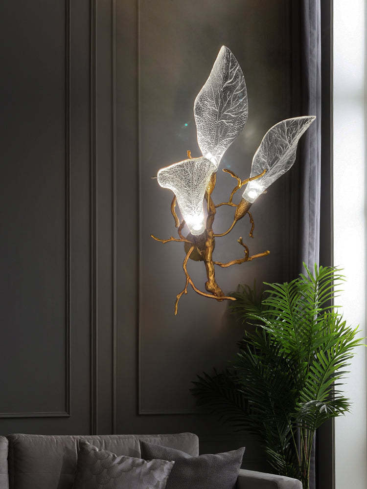 Contemporary Brass Wall Sconce Kevin Studio