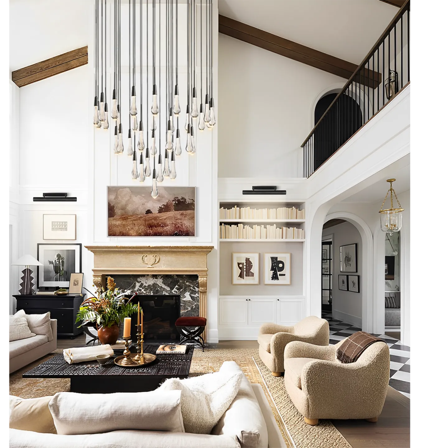 Soltaire Modern Round Glass Chandelier 17'' 24'' 36'' 58'' Chandelier Kevin Studio Inc