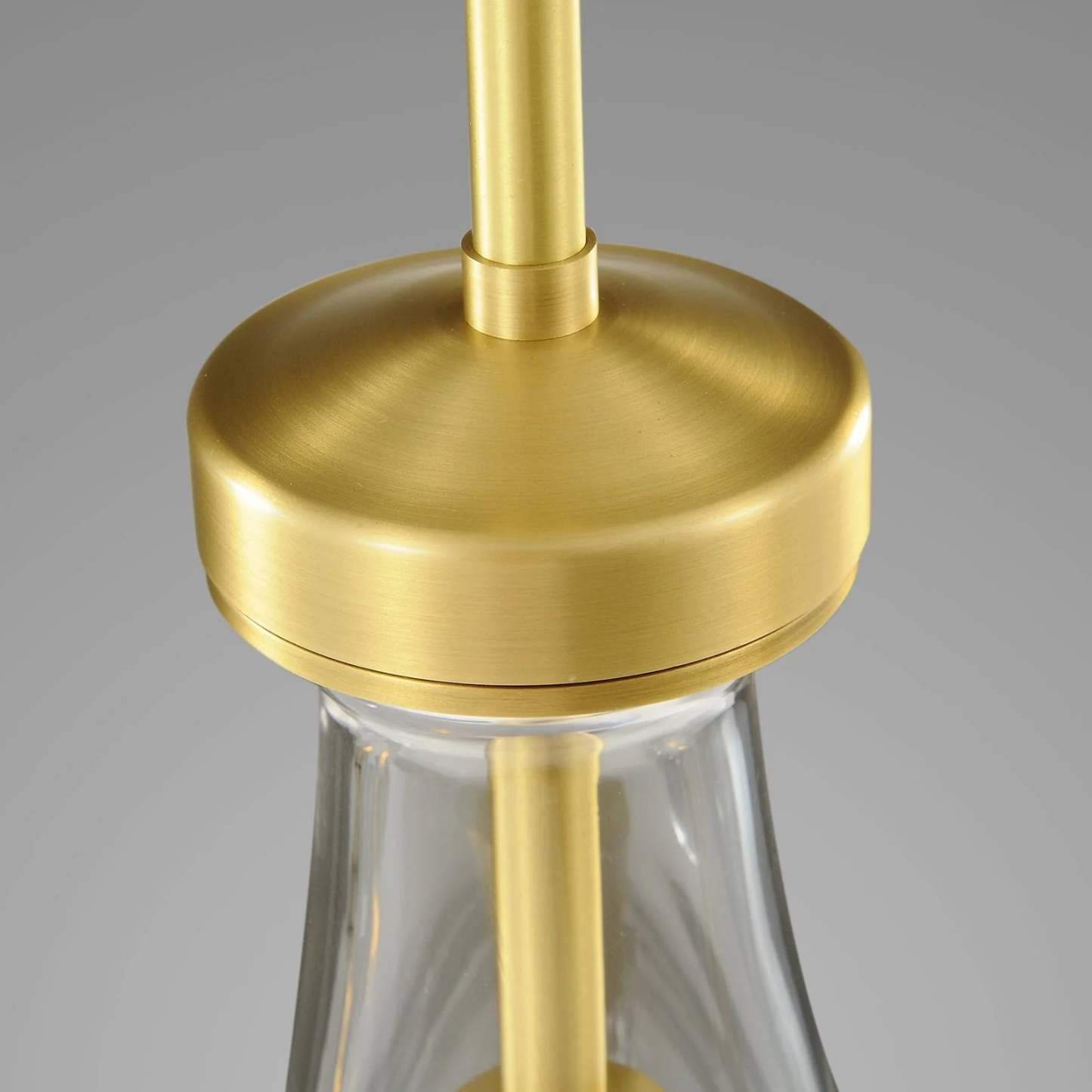 Modern Raindrop Round Chandelier 14" 5-Lights (rod)