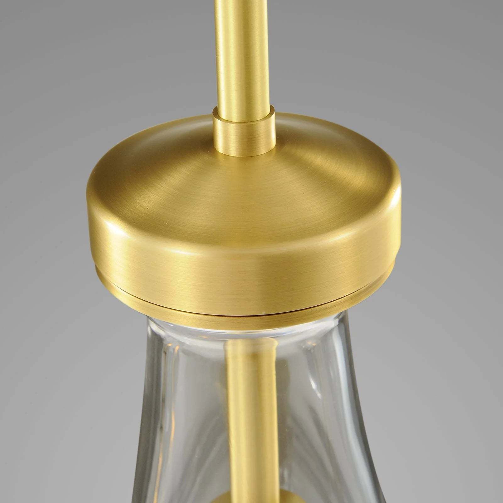 Modern Raindrop Round Chandelier 14" 5-Lights (rod)