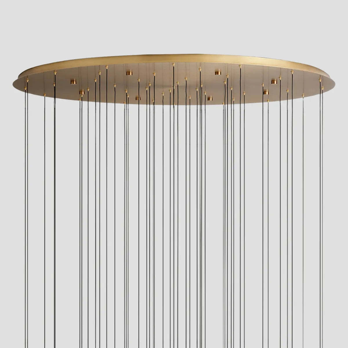 Soltaire Modern Round Glass Chandelier 17'' 24'' 36'' 58'' Chandelier Kevin Studio Inc
