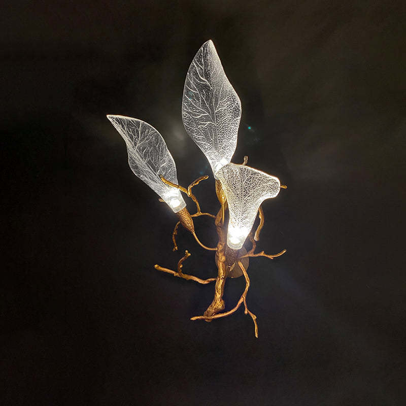Contemporary Brass Wall Sconce Kevin Studio