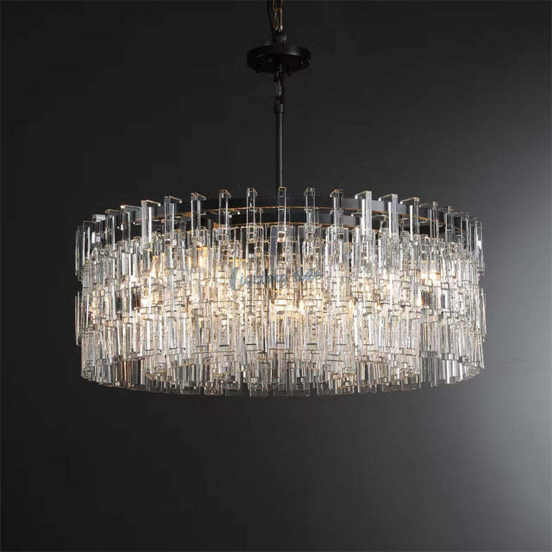 Marigna Modern Round Crystal Chandelier 36"