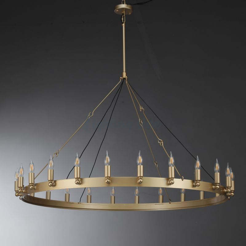 Camino Vintage Candelabra Round Chandelier