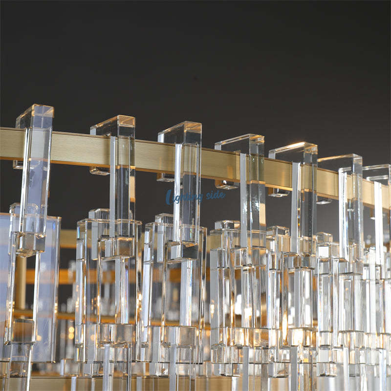 Marigna Modern Round Crystal Chandelier 36"