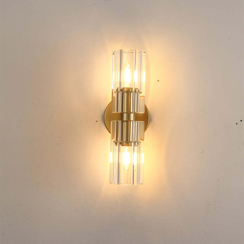 Beliy Modern Linear Crystal Wall Sconce For Bedroom, Living Room, Bathroom