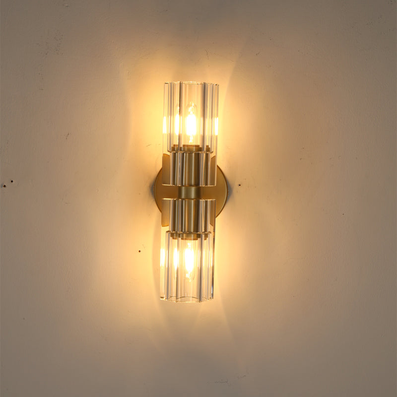 Beliy Modern Linear Crystal Wall Sconce