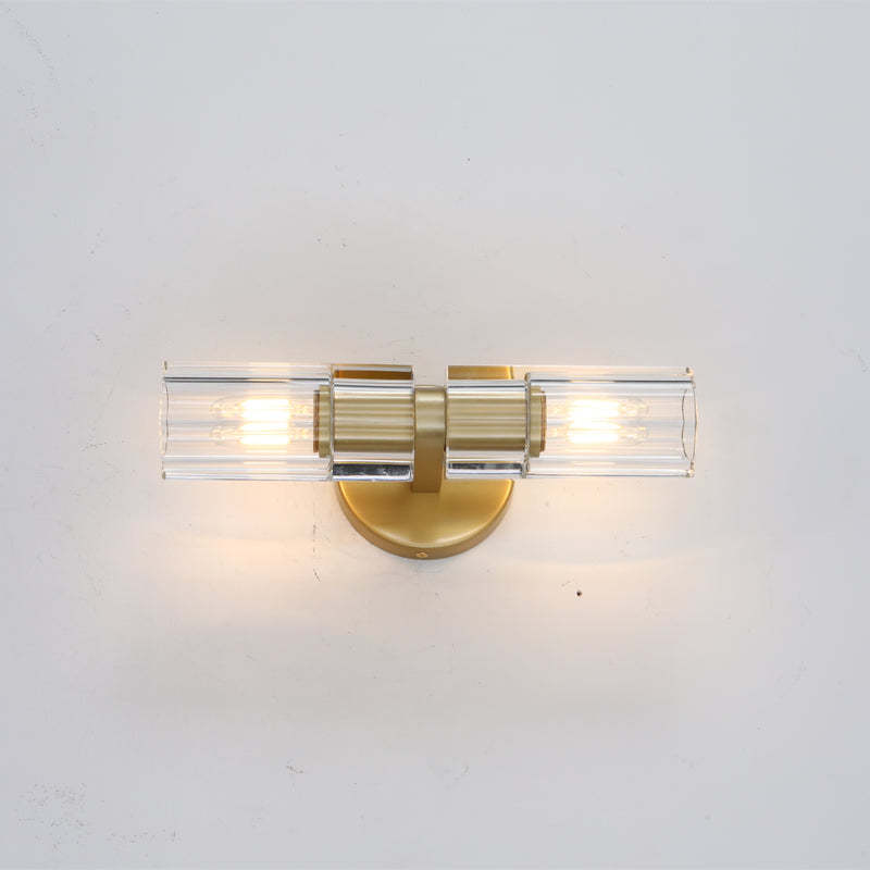 Beliy Modern Linear Crystal Wall Sconce