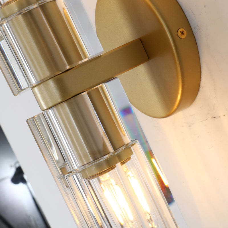Beliy Modern Linear Crystal Wall Sconce