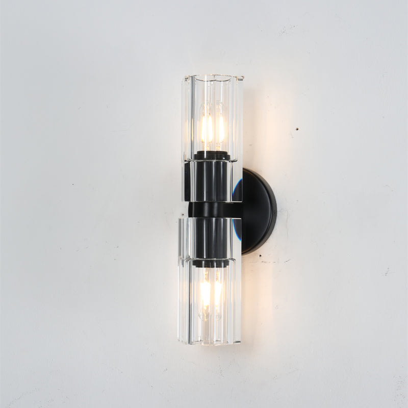 Beliy Modern Linear Crystal Wall Sconce