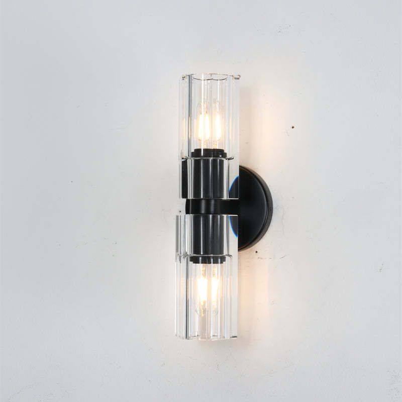 Beliy Modern Linear Crystal Wall Sconce