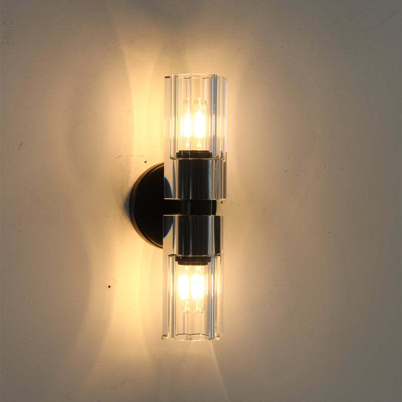 Beliy Modern Linear Crystal Wall Sconce