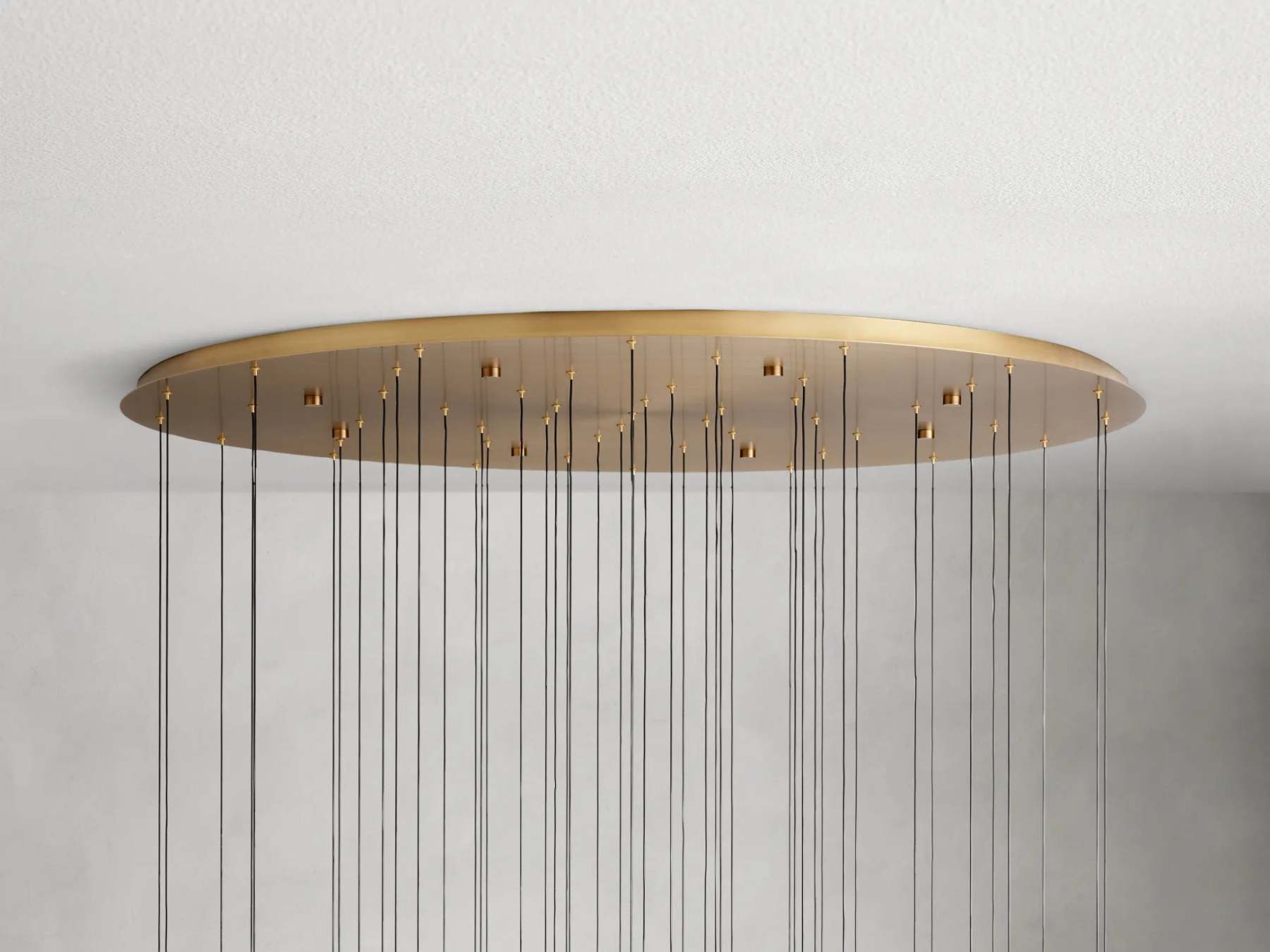Soltaire Modern Round Glass Chandelier 17'' 24'' 36'' 58'' Chandelier Kevin Studio Inc