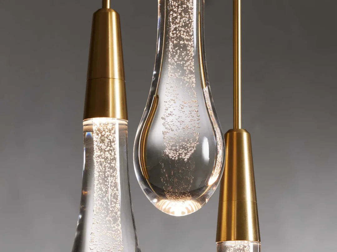 Soltaire Modern Glass Linear Chandelier 37'' 50'' 70''W 87"W 120"W Chandelier Kevin Studio Inc