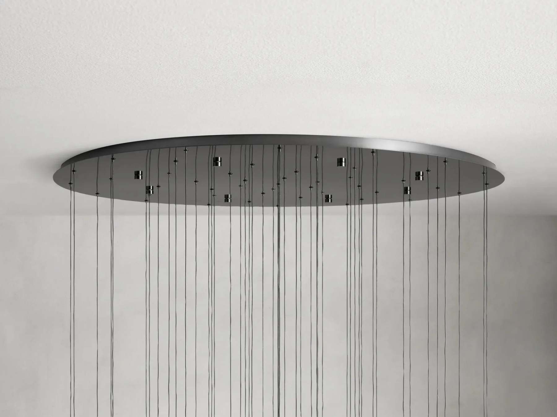Soltaire Modern Round Glass Chandelier 17'' 24'' 36'' 58'' Chandelier Kevin Studio Inc