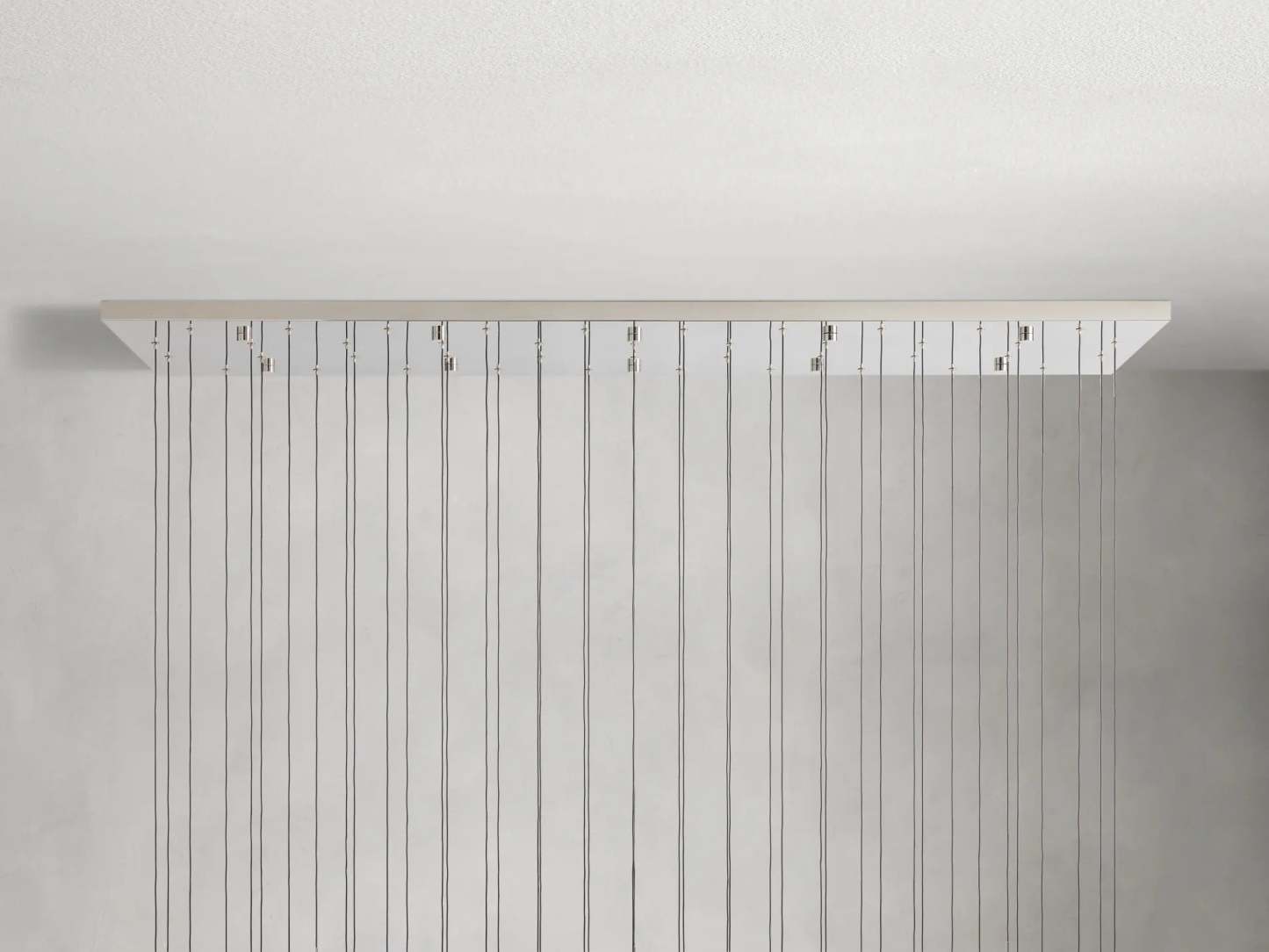 Soltaire Modern Glass Linear Chandelier 37'' 50'' 70''W 87"W 120"W Chandelier Kevin Studio Inc
