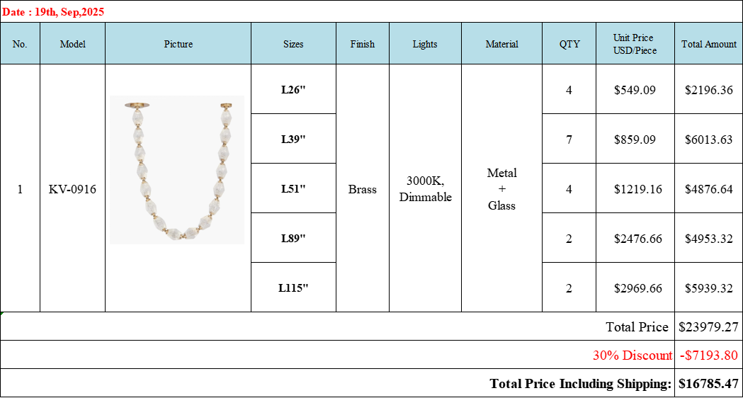 Customized Luxury Crystal Beaded Long Chandelier for High Ceiling 