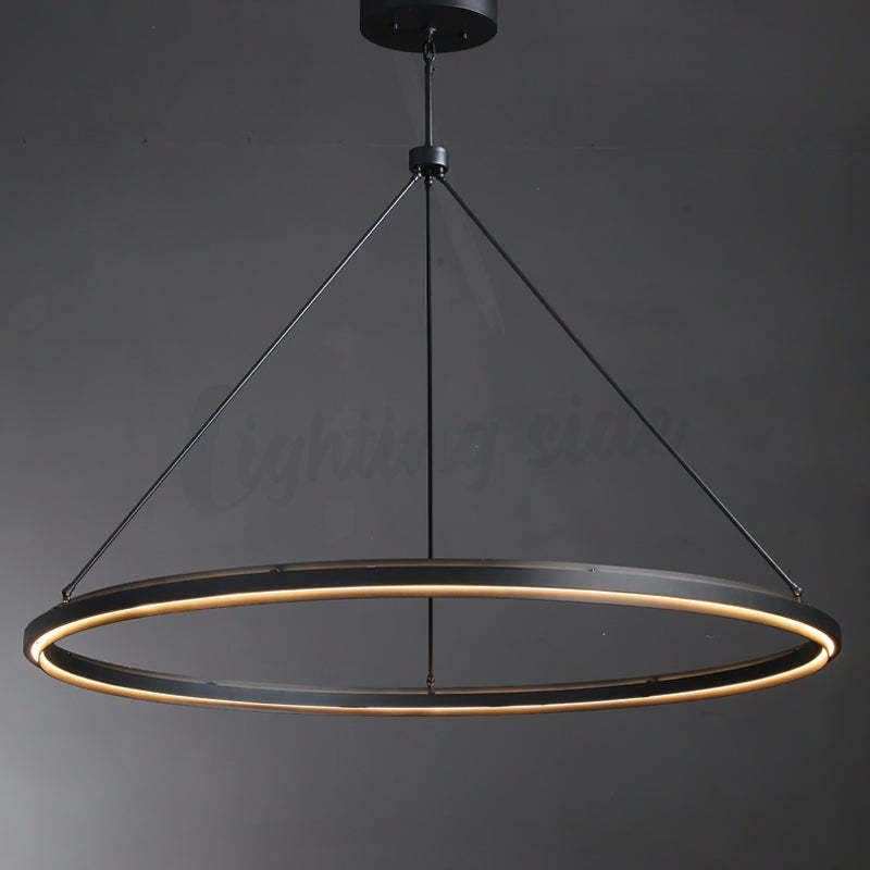 Alessia Retro American Vintage Iron Round Chandelier