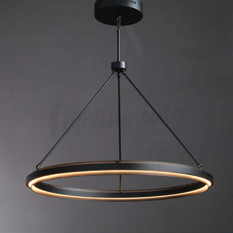 Alessia Retro American Vintage Iron Round Chandelier