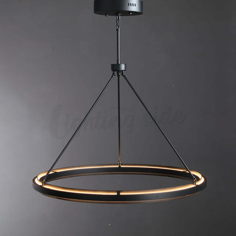 Alessia Retro American Vintage Iron Round Chandelier