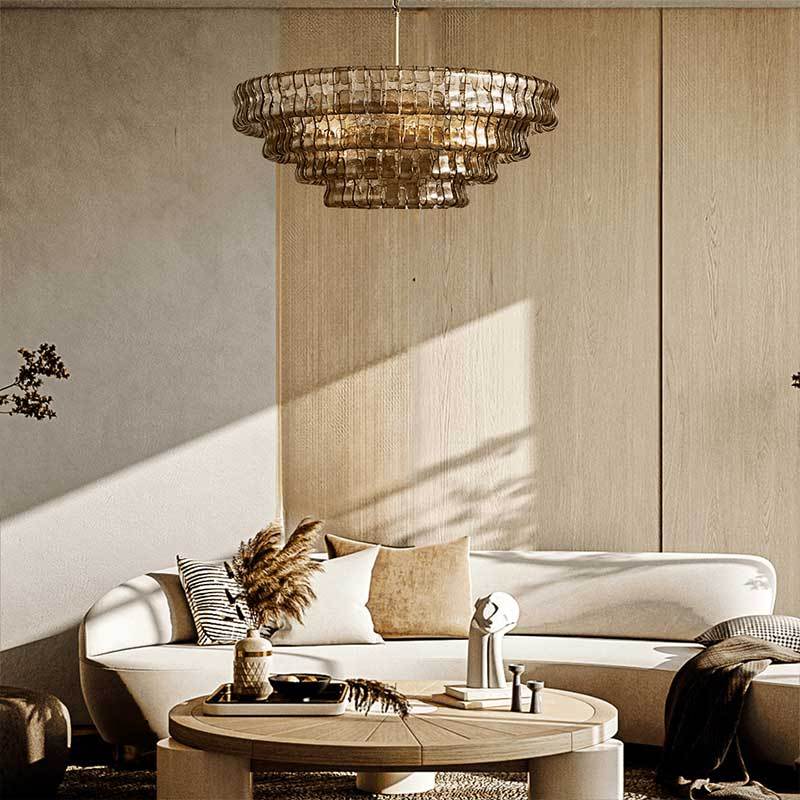 Ghiaccio 36" Round Chandelier