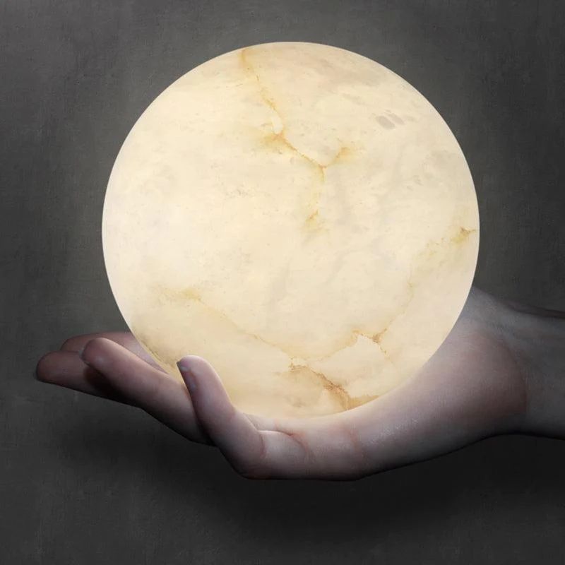 Alabaster Global Ceiling Pendant thebelacan