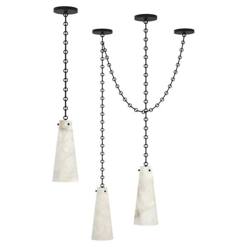 Alabaster Modern 3-light Marble Chandelier 吊灯 rbrights