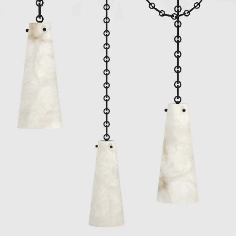 Alabaster Modern 3-light Marble Chandelier 吊灯 rbrights
