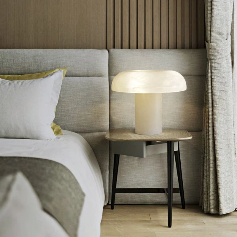 Alabaster Mushroom Table Lamp 壁灯灯具 rbrights