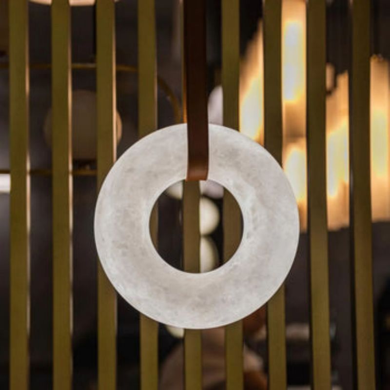 Alabaster Ring Pendant rbrights 19.7" D