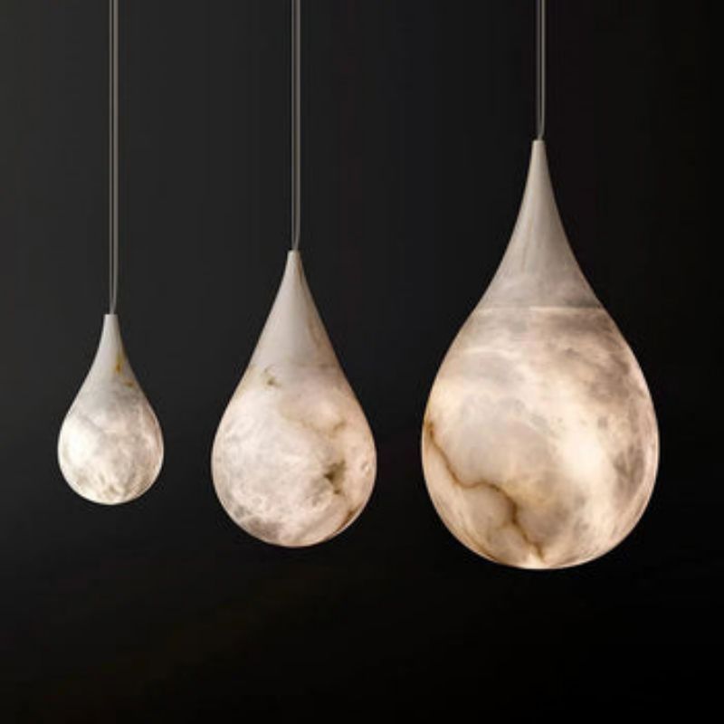 Alabaster Teardrop Pendant rbrights