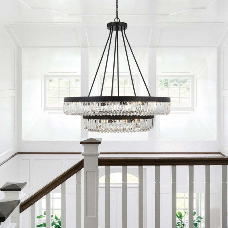 Alice 2-Tier 26 Light Chandelier 42"