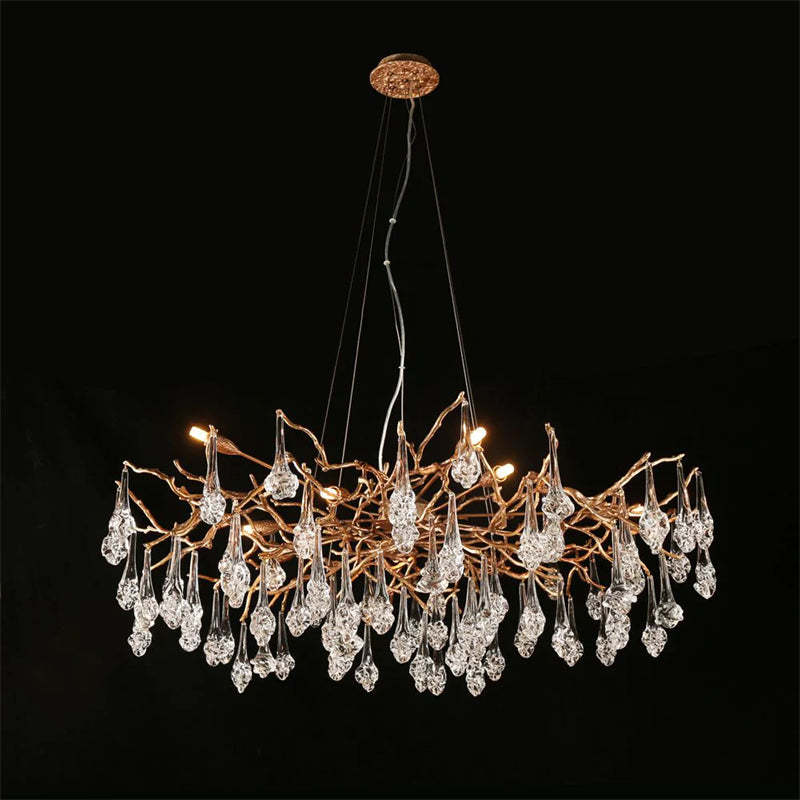 Anitra Modern Branch Chandelier Drop Flower D 31.5" chandeliers for dining room,chandeliers for stairways,chandeliers for foyer,chandeliers for bedrooms,chandeliers for kitchen,chandeliers for living room Rbrights