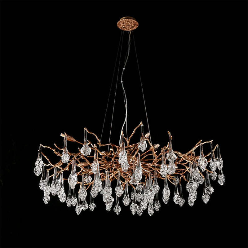 Anitra Modern Branch Chandelier Drop Flower D 31.5" chandeliers for dining room,chandeliers for stairways,chandeliers for foyer,chandeliers for bedrooms,chandeliers for kitchen,chandeliers for living room Rbrights